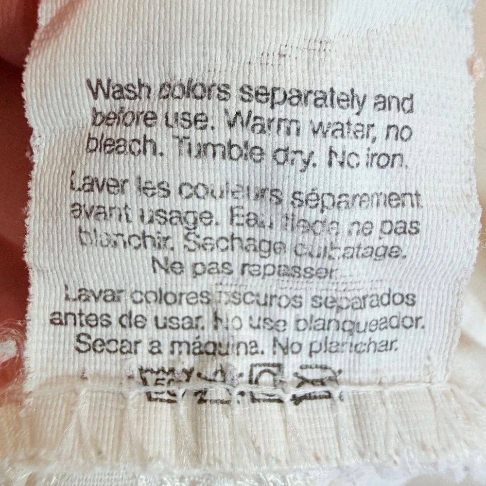 WestPoint Stevens Vintage Cream Eyelet Lace Trim Pillowcase Set of 2 Made in USA